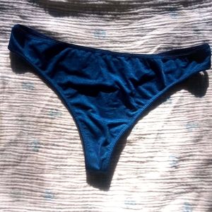 BLUE VICTORIA SECRET THONG